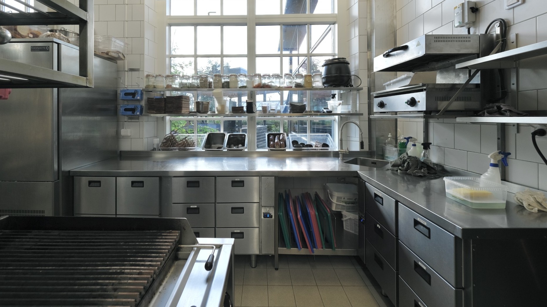 Rostfritt restaurangkök