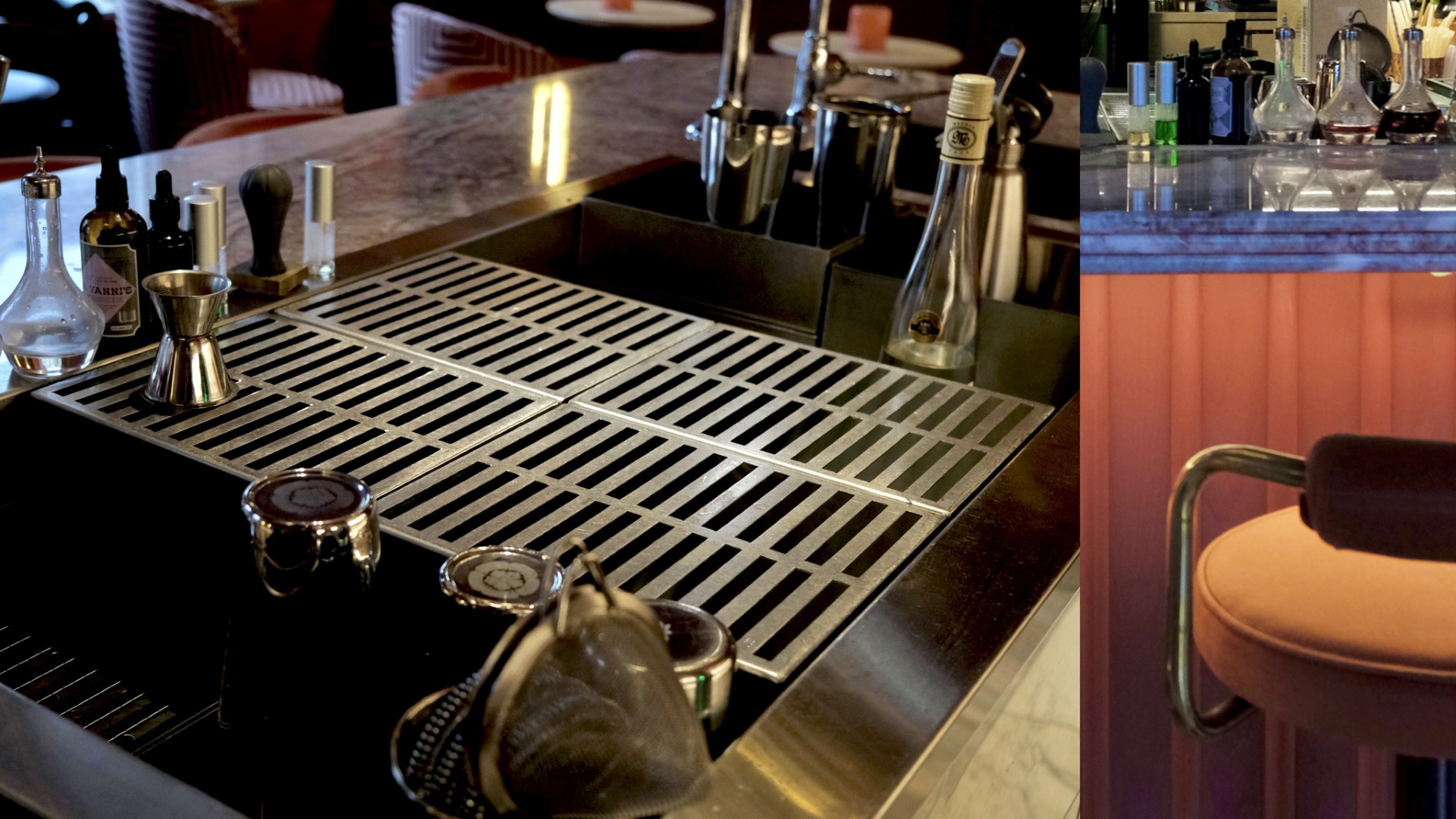 Specialanpassad barinredning i rostfritt