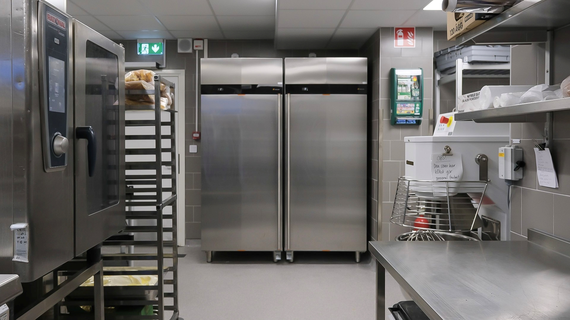 Restaurangkök rostfritt