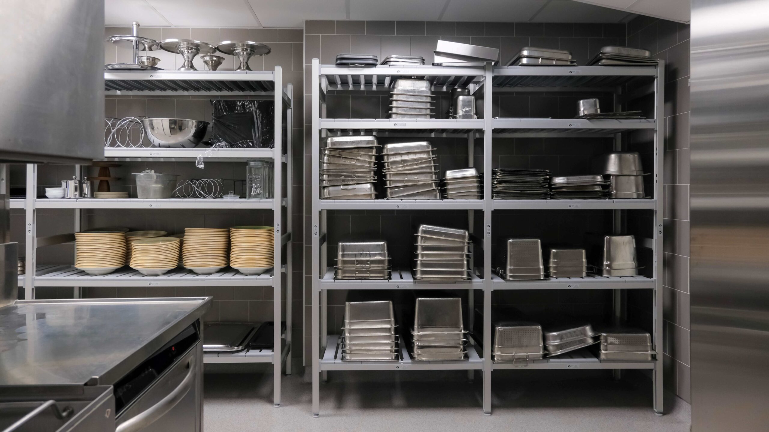Rangeringsställ restaurangkök