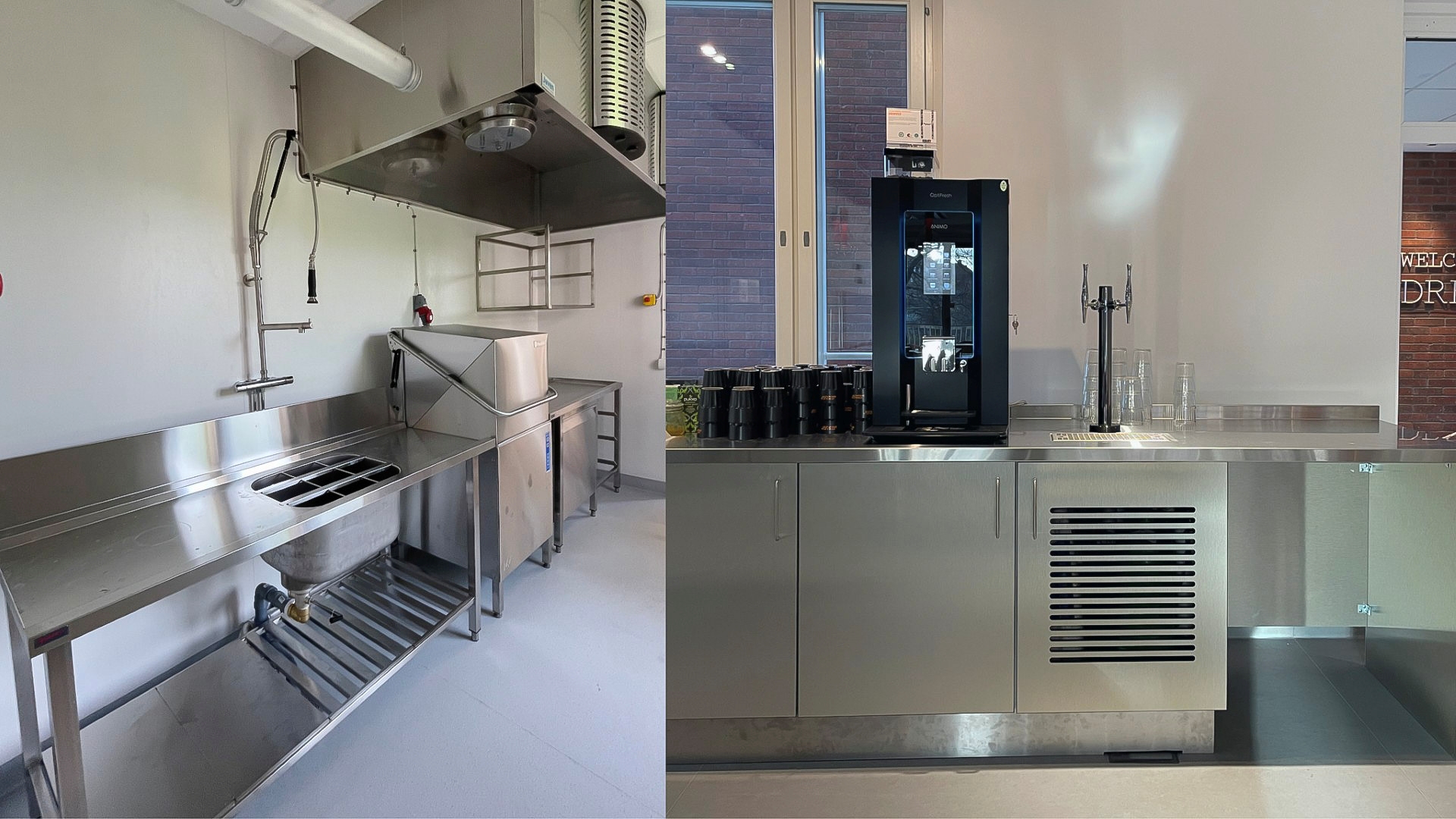 Rostfri köksinredning