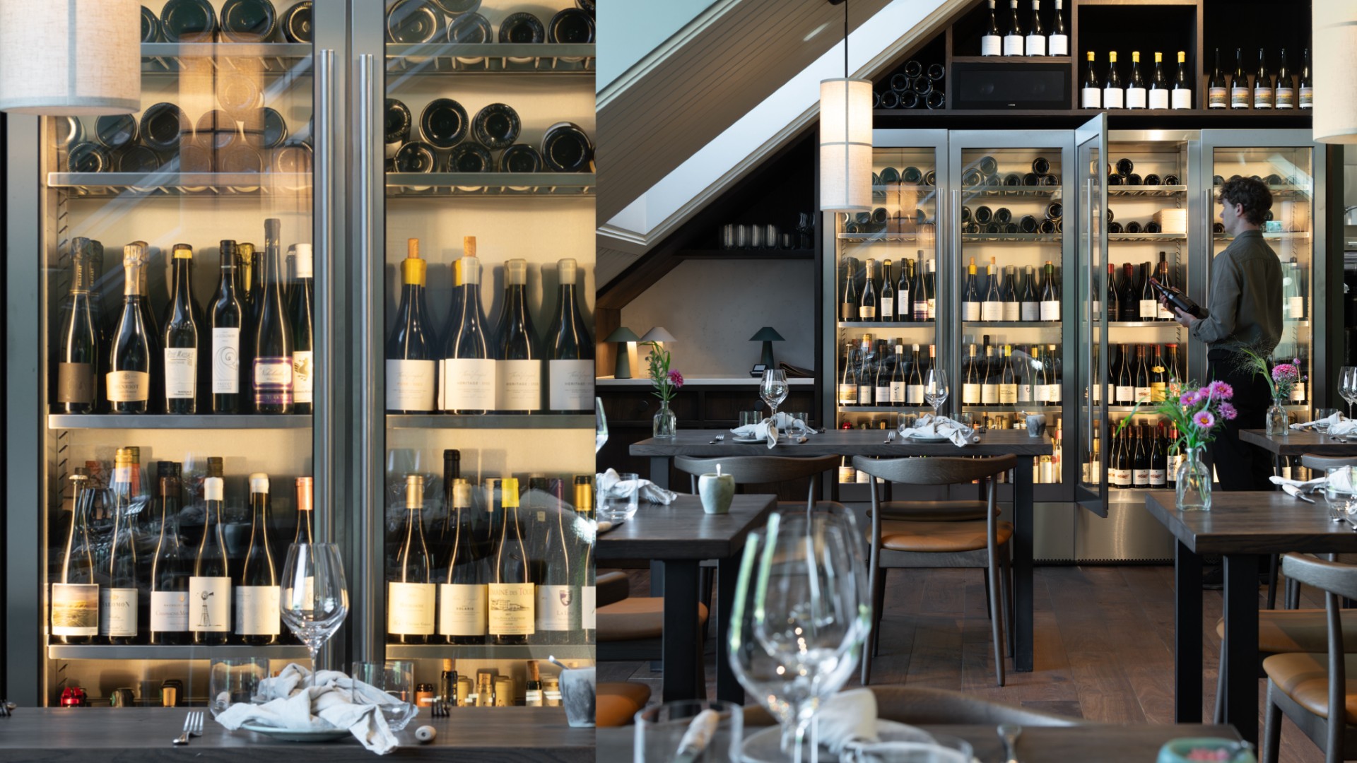 Thora vingård Matsal med Haglund vinkyl