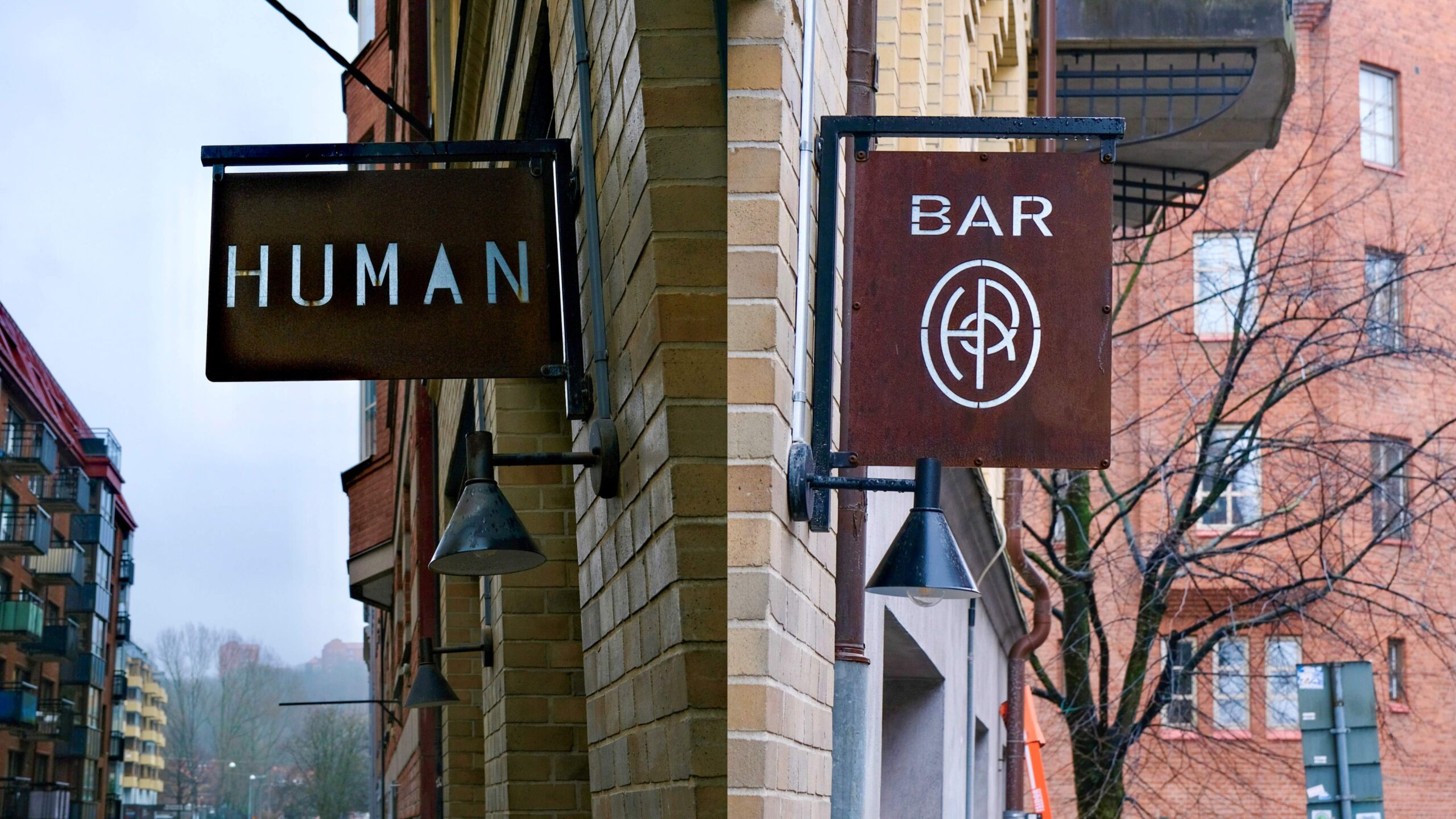 Human skyltar Göteborg