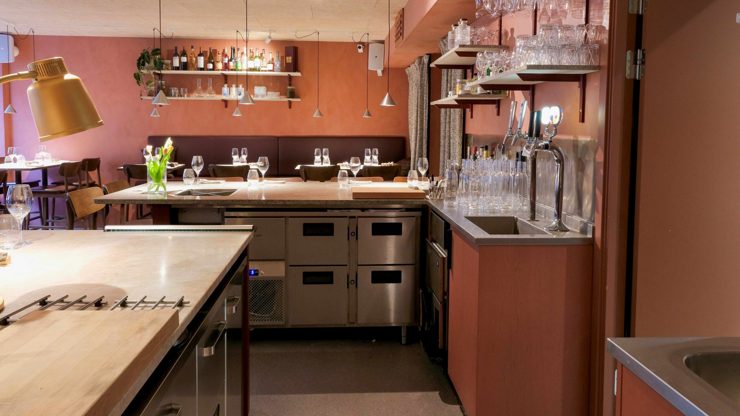 Öppet restaurangkök