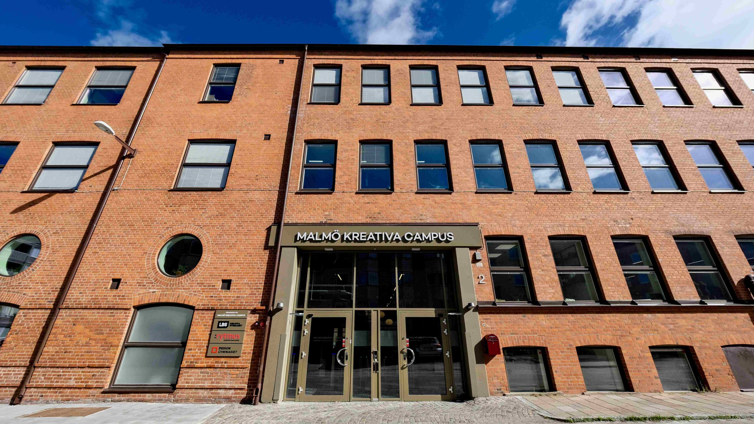 Malmö Kreativa Gymnasium fasad